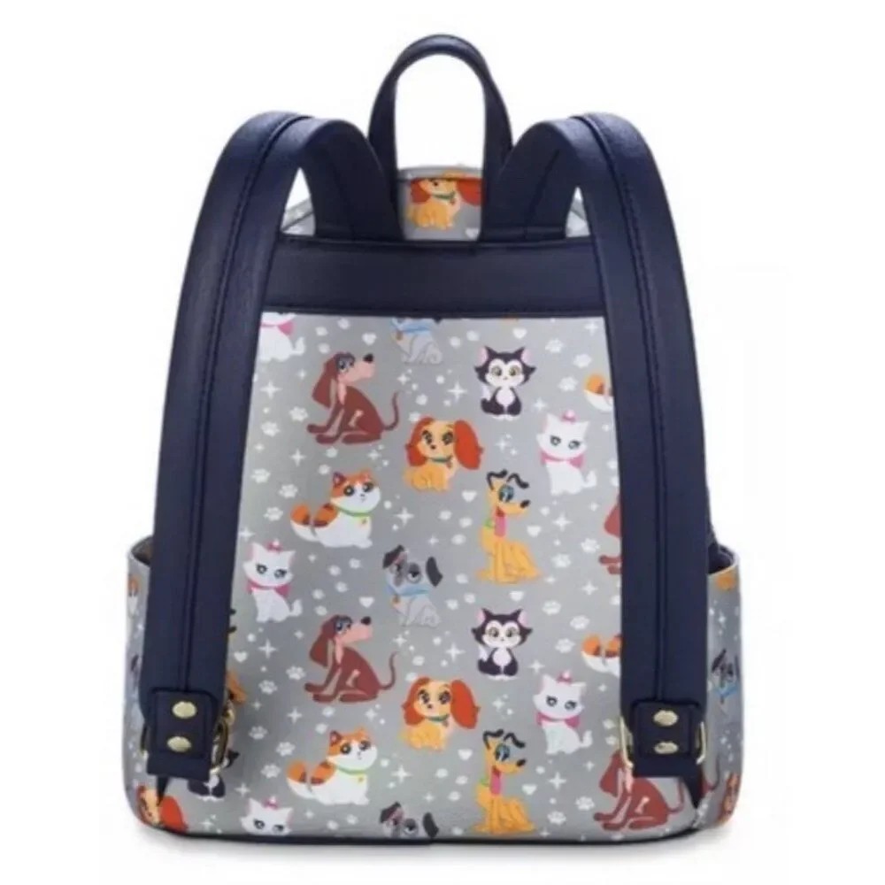 Disney Parks Pets Cats Dogs Pluto Marie Backpack Bag Loungefly Hard Tag NWT New